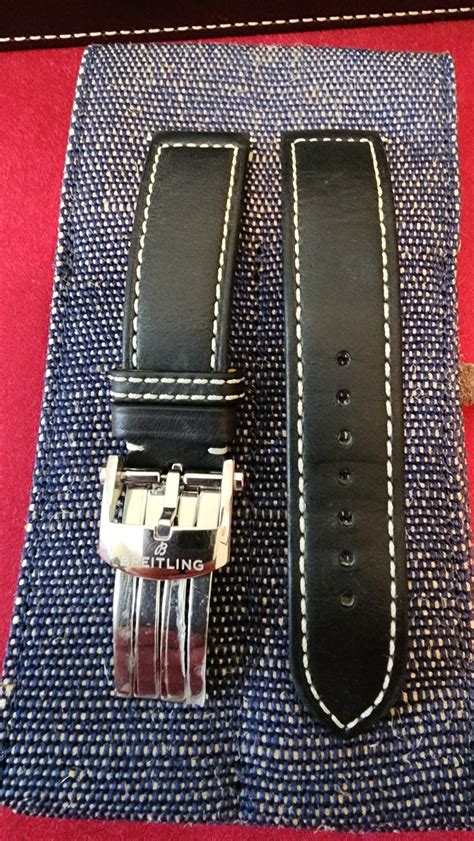 Strap for Breitling folding clasp .